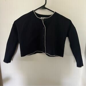 Little parni Cropped Pico Cardigan. Size 7y